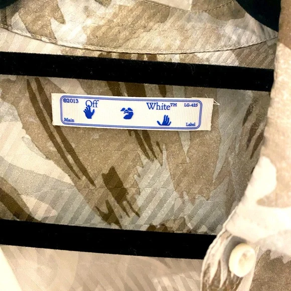 Off White Camouflage-print long sleeve shirt - Picture 2 of 15